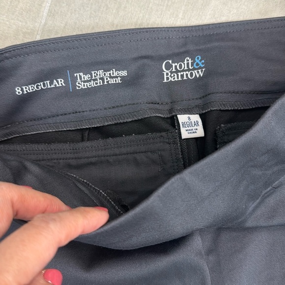 Croft and Barrow Effortless Stretch Pants pull on - Picture 4 of 9